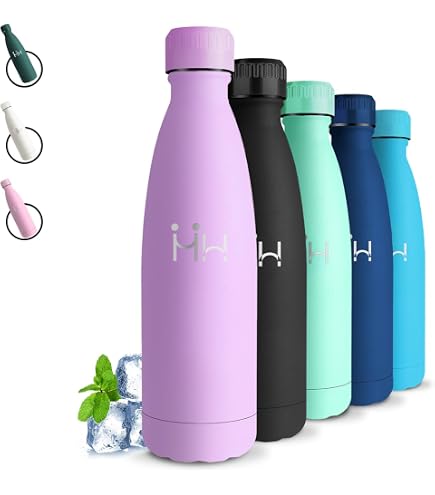Borraccia Termica Personalizzata 500ml &ndash; Acciaio Inox Con Incisione Nome, Viola