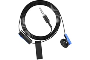 Lazmin Gaming Headphone for 4 Controller, 3.5mm Cancelación de Ruido Auriculares con micrófono para