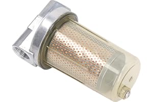 YUNSEITY Filtre à Carburant 1,3 Pouces, Transparent pour une Filtration Efficace, Protège le Moteur, Universellement Applicable à L'