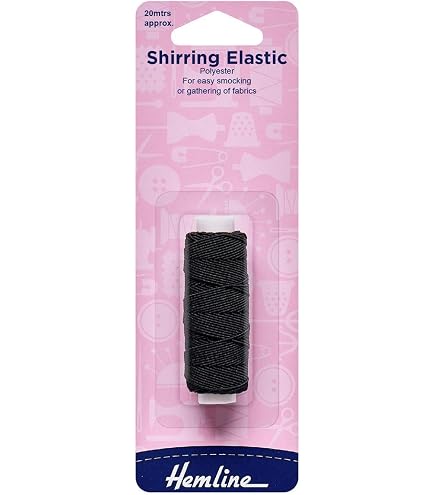 Fil à Coudre Élastique Prym - 20 Mètres X 0,5 Mm - Blanc - Pour Couture Ou Tricot