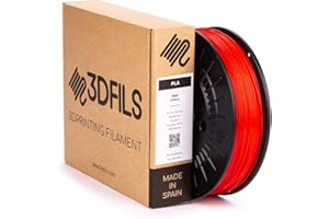 3DFILS - Filamento PLA para impresión 3D esFil PLA INGEO 3D850: 1.75 mm, 1 Kg, Rojo