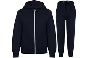 A2Z 4 Kids Girls Boys Tracksuit Plain Camouflage Fleece Hooded Top With Bottom Joggers Jogging Suit Outfit Set For Children Age 2-13 Years