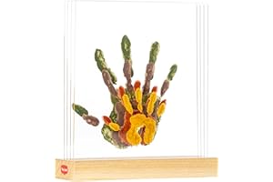 Tiny Love Family Prints, Kit Empreinte Famille, Cadeau Personnalisé Bebe Naissance, Testé dermatologiquement, Nouveau Cadeau Bebe, Baby Shower, Kit Tout-en-un, 0+ Mois, Tiny Creations