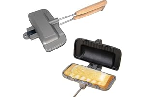 BESTYIJO Stovetop Toasted Sandwich Maker, Panini Press or Grilled Cheese Maker, Stove Top Toastie Non-Stick Ideal for Indoors and Outdoors