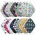 3 Pieces 12 Inch Heavy Flow Charcoal Bamboo Mama Cloth/ Menstrual Pads/ Reusable Sanitary Pads - You Choose 3 Designs From 19 and Send Message to Me