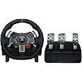 Logitech G G29 Driving Force Racing Wheel Volante da Corsa, Pedali Regolabili, Ritorno di Forza Reale, Comandi Cambio in Acci