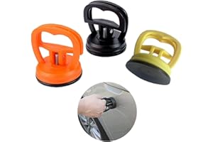 HFYMXNB courti Extractores de ventosa,Carrocería Ventosa,Ventosa Pequeñas Superficies para Reparación de Cuerpo de Coche para Azulejos de Herramientas de Reparación de Mimachado Ventosa De Pantalla,3 Piezas