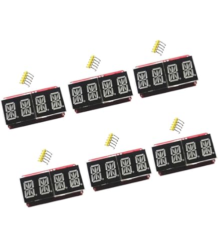 Oiyagai Lot De 10 Écrans LED 4 Chiffres 0.56" à 7 Segments, Cathode Commune 10 Broches 5461AH – Afficheurs Numériques Pour Arduino, Compteur, Projets Électroniques DIY