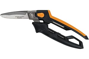 Fiskars 1027206 PowerArc Cisaille Matériaux résistants, Orange/Noir