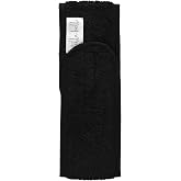 StellaBelli Bandana 100% Cotton Curl Towel, Velcro Tape Biyeli | Athlete Sweat, Hair Makeup Tape, Skin Care | Black