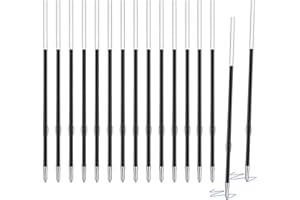 ‎ENLACE ENLACE Kugelschreiberminen Blau, 60 Stück Kugelschreiber Ersatzminen, Einziehbare Stift Nachfüllungen 1,0mm Strichstärke, Kugelschreiberminen Blau 98mm Länge, Kunststoff Kugelschreiber Minen