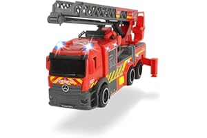 Dickie Toys - Camion dei pompieri Fire Rescue Rosenbauer 23 cm Luci & Suoni, 3 anni, 203714011038