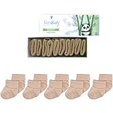 Novibaby 5-Piece Bamboo Newborn Baby Socks