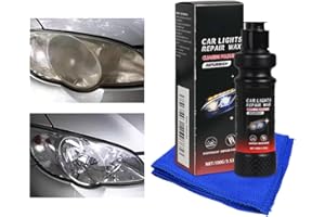 YNPQTDS Kit de Restauración de Faros | Loción Pulidora para Faros de Coche 120 ml | Suministros de Detallado para Cuidado Diario Restauración de Vehículos
