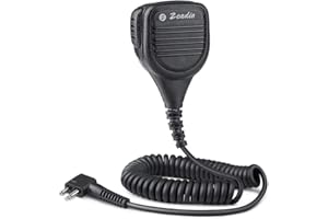 Zeadio étanche Pluie épaule télécommande Haut - Parleur Microphone 3,5 mm Prise Casque pour 2 Broches Motorola Radio Xv1100 xv2100 xv2600 cls1410 cls1413 et Ainsi de Suite