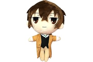 Tongyundacheng Bungo bezpańskie psy pluszowa poduszka lalka 20 cm, Dazai Osamu Ryunosuke Nakahara Chuuya Manga postać figurki anime wypchane urocze miękkie pluszowe lalki dekoracyjne