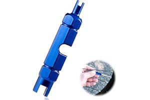 Devenirriche Valve Core Remover Tool, Tire Valve Remove Repair Tools Disassemble Tool Bicycle Valve Core Extractor Remover Removal Tool Replacement for MTB Road Bicycle Cycle