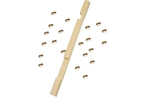 Jimtuze Bee Hive Entrance Guard - Wooden Bee Hive Entrance Reducer Beekeeping Supplies,Mouse Guard Bee Hive Guards Anti Escape Beekeeping Tools