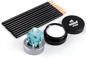 Zestaw smarów do klawiatury Byhoo z otwieraczem przełączników 3-pakowy zestaw smarów do klawiatury mechanicznej, przełączników i stabilizatora. 5 ml smaru GP205-G0, otwieracz do przełączników MX i 10 szczotek