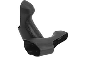 Entatial Mangos para Mangos de Bicicleta, Mangos para Mangos de Bicicleta de Carretera de Silicona Suave Y Ligera, Lavables para 5800 Bike 6800 ST-4700(Negro)