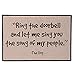 Produktbild mfsore Fußmatte – Ring The Doorbell and Let Me Sing The Song of My People – Der Hund 59,9 x 39,9 cm