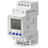 TH-35 Astronomical LCD Digital Timer 2 Channel 100 Programmes 24V 230V