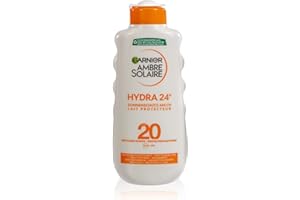 Garnier Ambre Solaire krem przeciwsłoneczny/nawilżający mleczko do opalania SPF 20 (1 x 200 ml)