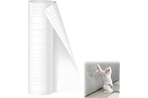 MEUNHY Sofa Protectors from Pets 45cm×5m, Anti Scratch Furniture Protector from Dog and Cat Scratching, Transparent Self Adhesive Scratch Tape for Carpet, Sofa, Couch, Door and Wall