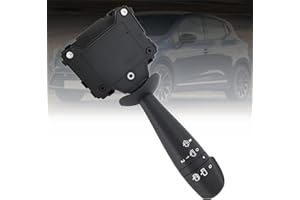 GENERISCH Interruttore Comando Tergicristallo Anteriore Compatible con Dacia Logan MCV 2 Sandero 2 Lodgy Cilo 4 Twingo 3 Trafic 3 8201168008 255679326R 251696