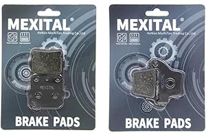 MEXITAL Plaquettes de frein semi-métallique Avant et Arrière pour CRF 150 R/RB (07-16)