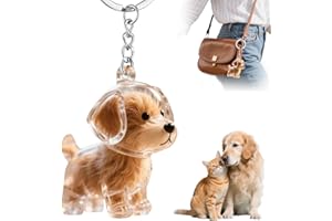 Quixion Schlüsselanhänger für Tierhaare, Hunde Erinnerung, Hundehaar-Sammler, SchlüSselanhäNger Zum Sammeln Von Katzen Und Hundehaaren Kreatives Gedenkgeschenk FüR Haustier Gedenk