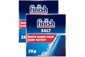 RECKITT BENCKISER GROUP PLC 2 x 2kg Dishwasher Cleaning Salt Limescale Residue Protection Premium Purity Quality