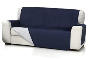 Lanovenanube - Funda sofá Acolchado Mallorca - Práctica - 2 plazas - Color Azul C04