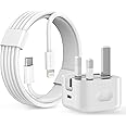 iPhone Charger, Apple Fast Charging USB C Fast Charger Plug with Lightning Cable USB C Power Adapter Compatible with iPhone 14/13/12/11 Pro/Pro Max/XS and More【MFi Certified】UK Power Adapter