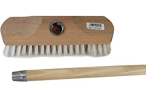 BESEN - SCHRUBBER - BÜRSTEN Schrubber 23,5 x 6,5 cm mit Gewinde (1 Stück, MIT Stiel)