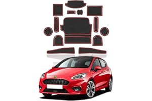 ‎YEE PIN YEE PIN Für Fiesta 8 2017-2023 Gummimatten Fiesta ST MK8 Zubehör Interieur rutschfeste Matten für Mittelkonsole Aufbewahrungsbox Puma ST Innenausstattung