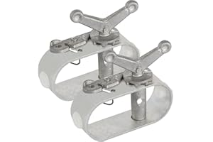 AOROPS Blokada napinająca do liny, osłona basenu, 2 sztuki, zapięcie napinające, linka ze stopu aluminium, napinacz, linka druciana do mocowania plandeki basenowej, akcesoria zimowe