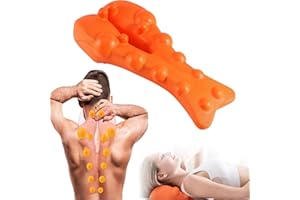 XIAOPINPI Therapoint - Triggerpunkt-Massagegerät, Massagegerät Original Rückenstrecker Align Nacken-Kissen für Nacken-und Schulterentspannung-Oberer Rücken Massagepunkt, Trapezius- Und Nackenmassagegerät (B)
