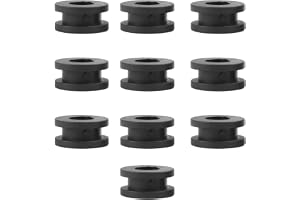 Motorcykel kåpa gummi genomföringssats, 18,5 mm OD 9 mm ID svarta monteringsbrickor för Honda CBR för SUZUKI GSXR för KAWASAK