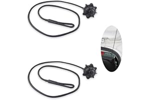 NUMLOT Voiture Corde de Fixation,2 Pièces Cordon pour Étagères Arrière de Voiture, Universelle Corde de Chaîne de Fixation, Clip Fixation Plage Arrière Corde Coffre, pour VW Golf 6 5 4, MK6, MK5, GTI R20