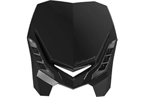 Polisport 8670800002 - Faro anteriore E-BLAZE in fibra di carbonio con lampada a LED compatibile con tutti i modelli motocross/enduro in colore nero