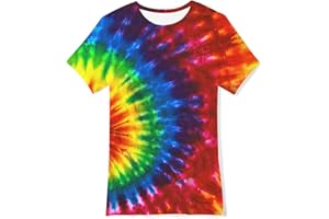 Fanient Garçons Filles Ados T-Shirt Graphique à Manches Courtes imprimé 3D T-Shirt à col Rond pour Les 6-16 Ans