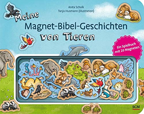 Meine Magnet-Bibel-Geschichten von Tieren: Ein Spielbuch mit 20 Magneten