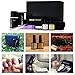Bluesky Deluxe 4 Colour Gel Starter Kit Salon Quality Shellac Manicure & Pedicure - 36W UV Lamp Light, Base & Top Coat, Remover Wraps, Shine Wipes, Acetone Remover, Nail Trend Towel, Crystal File, Block Buffer, Cuticle Sticks, Cuticle Pusher + Includes 4 Bluesky Gel Colours