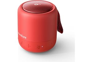 Soundcore Anker Mini 3 głośnik Bluetooth, technologia BassUp i PartyCast, USB-C, wodoodporny IPX7 i konfigurowalny EQ (czerwony)