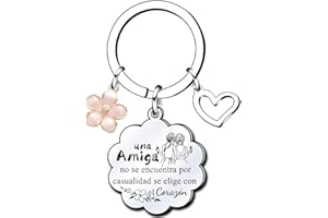 Lumengqi Regalo de Buenos Amigos Regalo Amiga Llaveros para Amigas y Hermanas Llaveros para Tu Mejor Amiga Regalo Amigas Originales Regalos de Cumpleaños Regalo Graduación Regalo Navidad