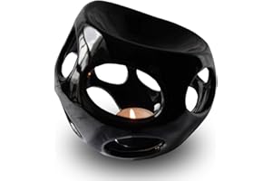 ‎ZEN ARÔME Zen'Arôme - Duftlampe Spring aus Keramik - Duftbrenner für Ätherische Öle, Duftwachs, Schmelzwürfel - Verbreitung durch Sanfte Wärme - Aromatherapie - für Dekoration & Therapie