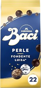 BACI PERUGINA Perle Cioccolatini Fondenti ripieni alle Nocciole 154g