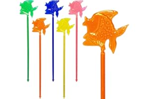 GÉNERIC Fish Cocktail Swizzle Stick Re-useable Stirrers (15 Supplied)