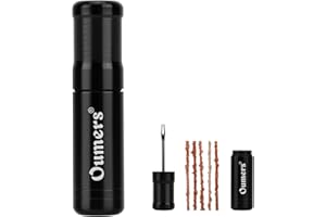 Oumers Kit Attrezzi per Riparazione Pneumatici tubeless Bike, Forature per Pneumatici per Bici con 5 Pezzi di Pancetta e alesatore per Foratura per Riparazione Pneumatici